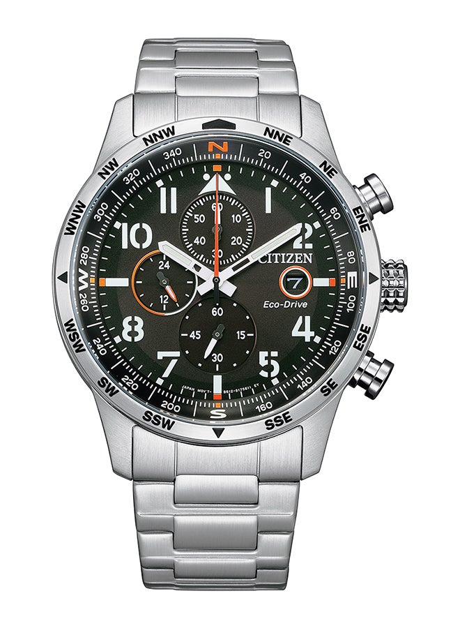 CITIZEN Men's Chronograph Round Shape Stainless Steel Wrist Watch CA0790-83E - 43 Mm - Image 1