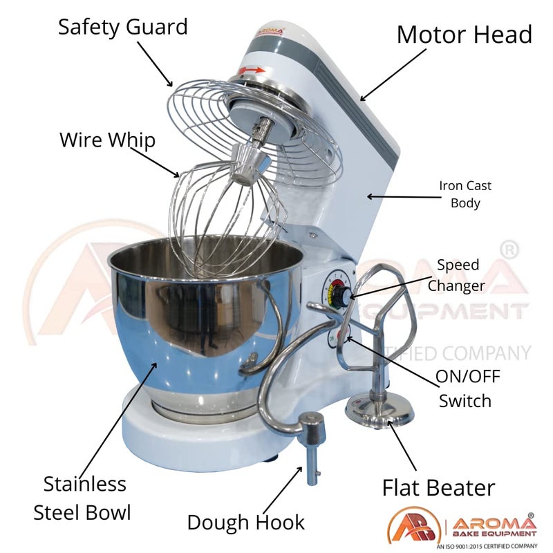 AromaBake AromaBake 05 Ltr White Planetary Mixer  - Image 2