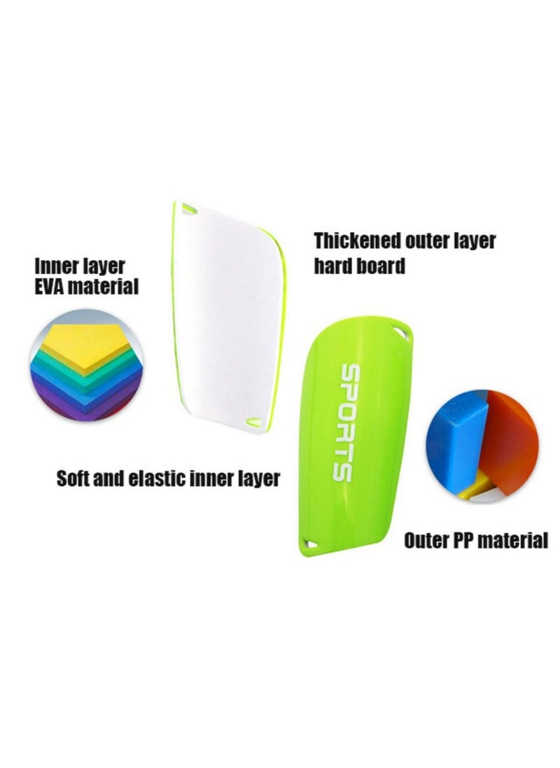 Sports - 1 Pair Of Calf Guard Socks And 1 Pair Of Football Shin Guards - Image 1