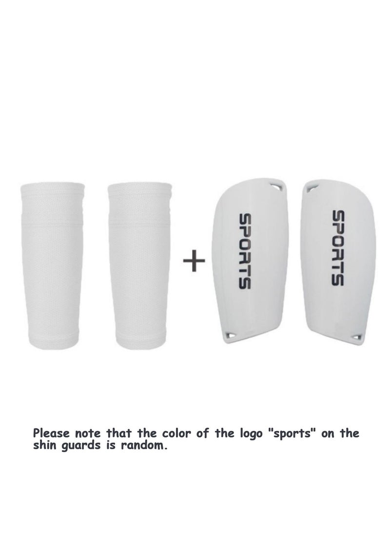 Sports - 1 Pair Of Calf Guard Socks And 1 Pair Of Football Shin Guards - Image 1