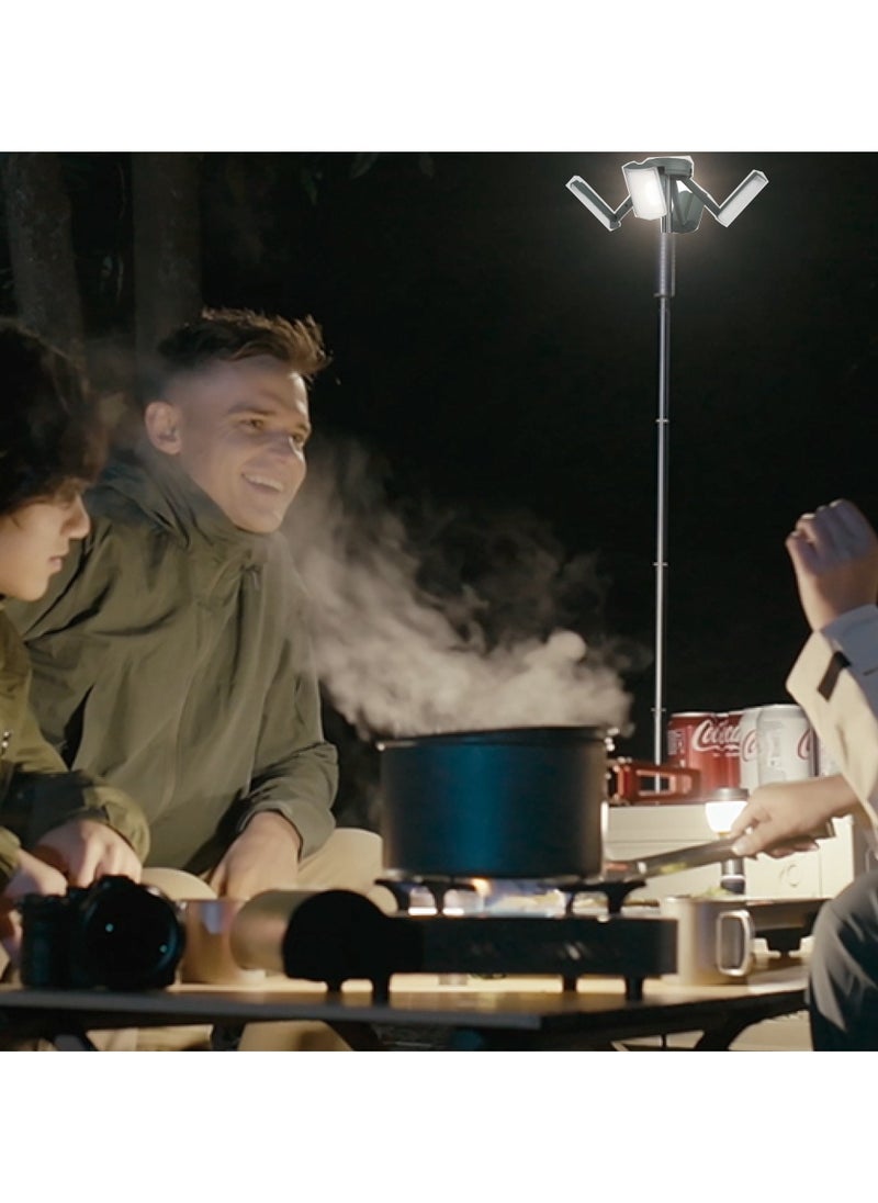 Toby's Toby's New CPL-T25 Telescopic Camping Lights Rechargeable 7800mAh, LED Collapsible Camping Lantern Portable with RGB/SOS Light and IPX4 Waterproof for Hiking Camping Emergency  - Image 4