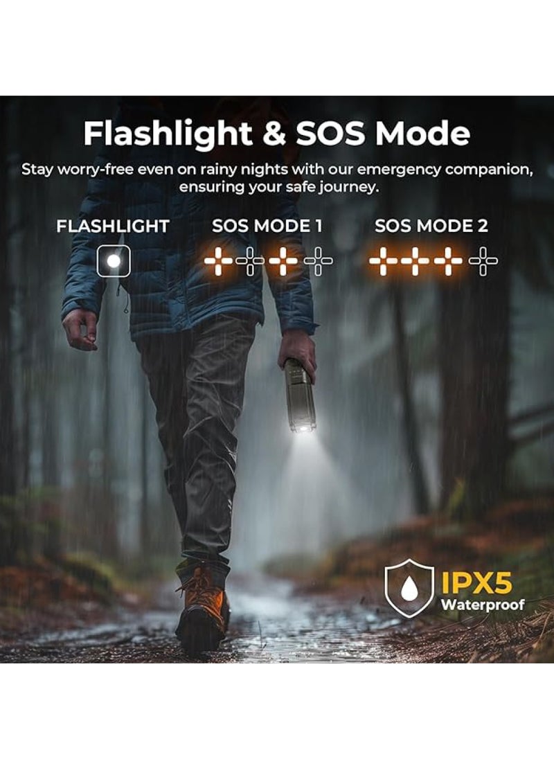 Toby's Toby's New CPL-T25 Telescopic Camping Lights Rechargeable 7800mAh, LED Collapsible Camping Lantern Portable with RGB/SOS Light and IPX4 Waterproof for Hiking Camping Emergency  - Image 3