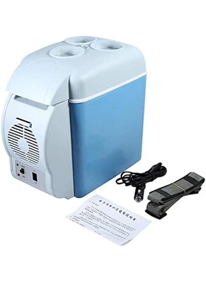 SHOPI - Portable 7.5L Mini Car Fridge Freezer Cooler Warmer 12V Camping Travel Refrigerator Frigobar - Image 1
