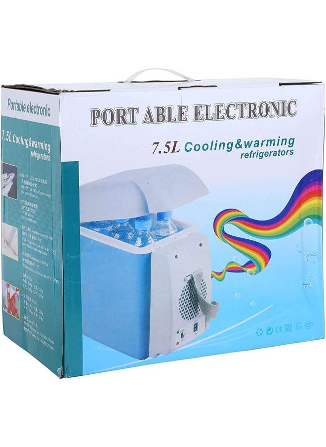 SHOPI - Portable 7.5L Mini Car Fridge Freezer Cooler Warmer 12V Camping Travel Refrigerator Frigobar - Image 1