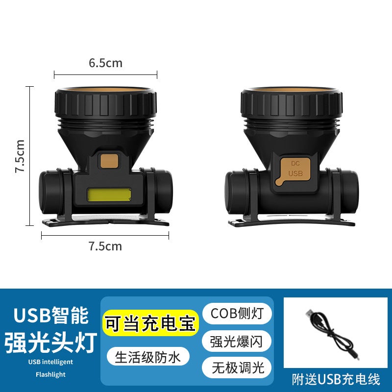 Rechargeable LED Headlamp Ultra-Bright Fishing Light 142 power bank multi-function model 142 power bank multi-function model