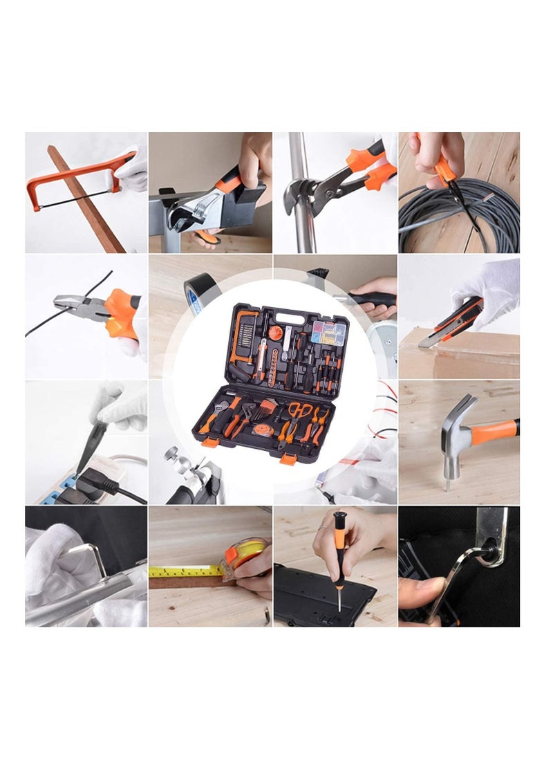 Arabest Liduo 65 Pieces Chrome Vanadium Home Repair Tool Set Premium Universal Tool Box Daily Maintenance And DIY With Storage Case  - Image 2
