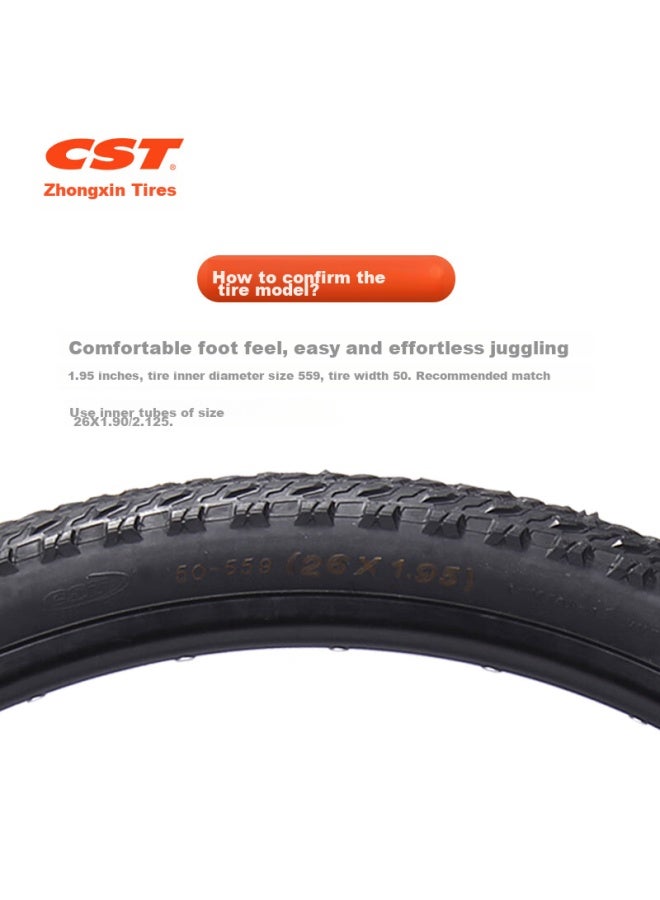 Cheng Shin Tire Zhengxin Bicycle Tire, 27.5X1.95, C1768, Hot Fire, Lightweight Mountain Off-Road Bike Tire, Eps - Image 4