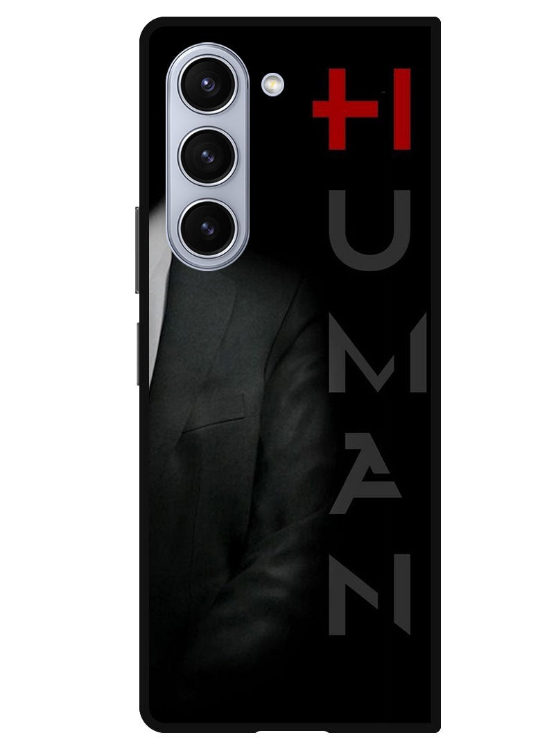 Theodor Protective Case Anti Scratch Shock Proof Bumper Cover For Samsung Galaxy Z Fold 5 Human - Image 1