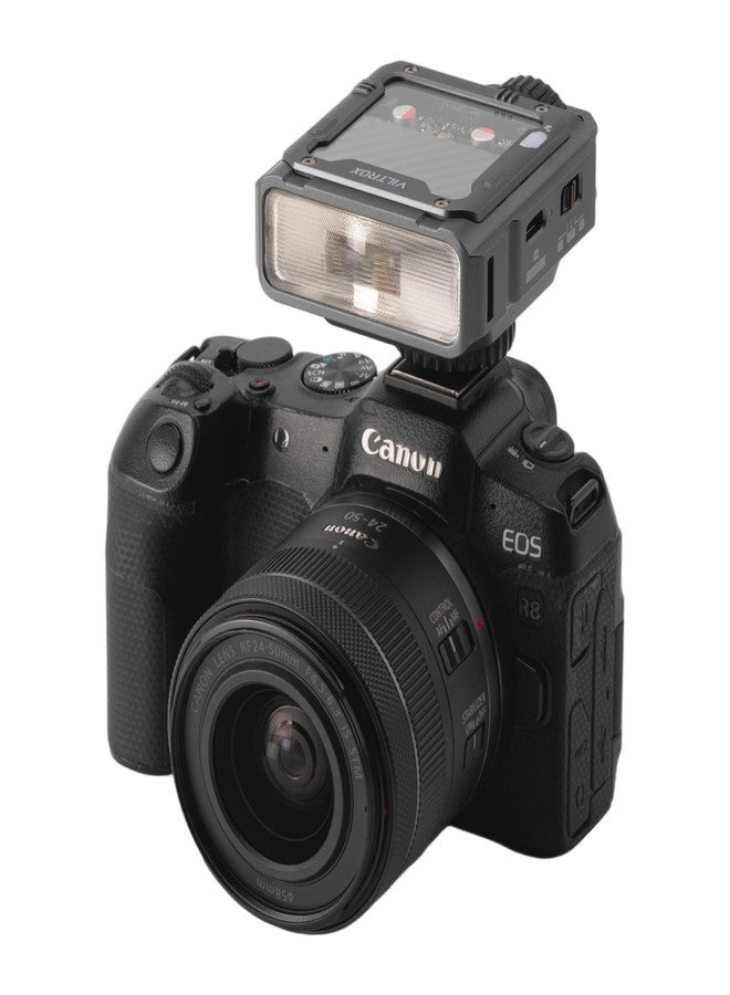 VILTROX TTL Flash, 1800mAh On Camera Flash for Canon Camera, 26W/s 5600K Small Flash for Camera, GN16 Mini Flash, 1s Recycle Time, with Softbox (Spark Z3-C, Gray) - Image 4