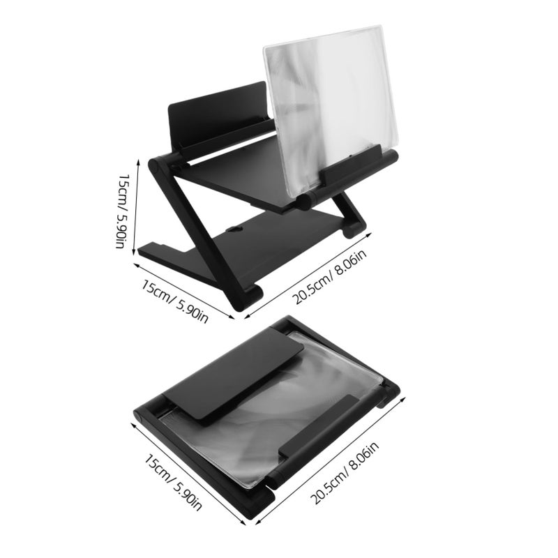 Adjustable Foldable Portable Phone Screen Magnifier For Enhanced Viewing Experience Compatible with Smartphones - Image 3