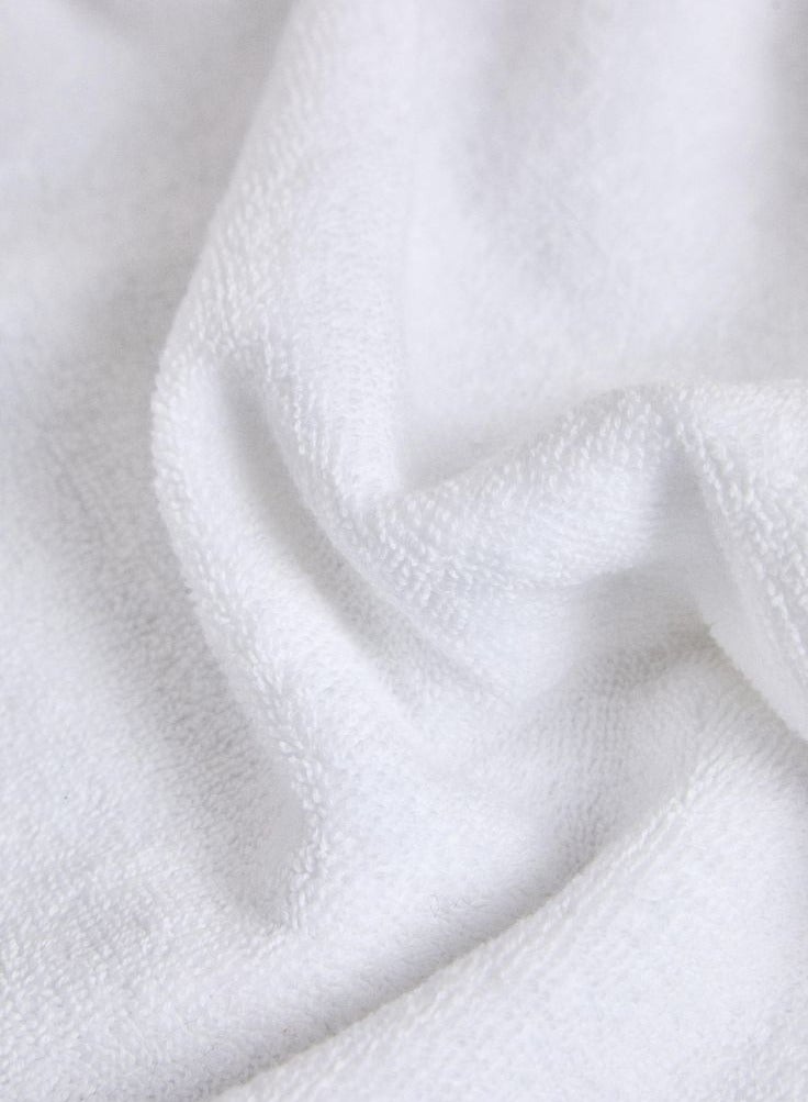 Pearl Coast 6 Pieces Luxury White Hand Towel Set 46x81cm 550 GSM Premium Cotton Ultra Soft and Highly Absorbent Expertly Woven for Durability Hotel And Spa Quality Towels - Image 3