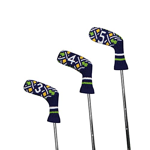Scott Edward 10 Pcs Knitted Golf Iron Head Covers Adorable and Basically Socks Shape Washable & Durable Golf Club Head Protector - Image 5