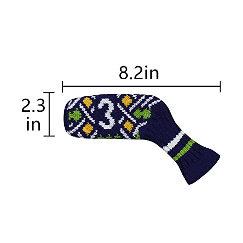 Scott Edward 10 Pcs Knitted Golf Iron Head Covers Adorable and Basically Socks Shape Washable & Durable Golf Club Head Protector - Image 4