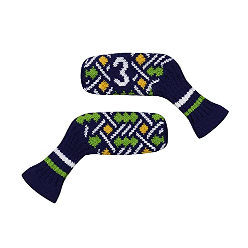 Scott Edward 10 Pcs Knitted Golf Iron Head Covers Adorable and Basically Socks Shape Washable & Durable Golf Club Head Protector - Image 3