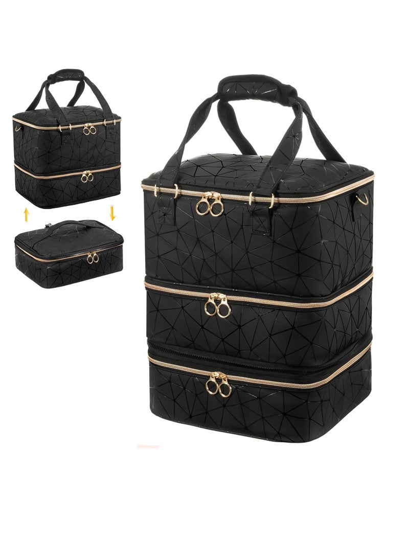 general Nail polish storage bag, can hold 84 bottles of nail polish and nail lights, gel nail polish storage bag and storage box - Image 1