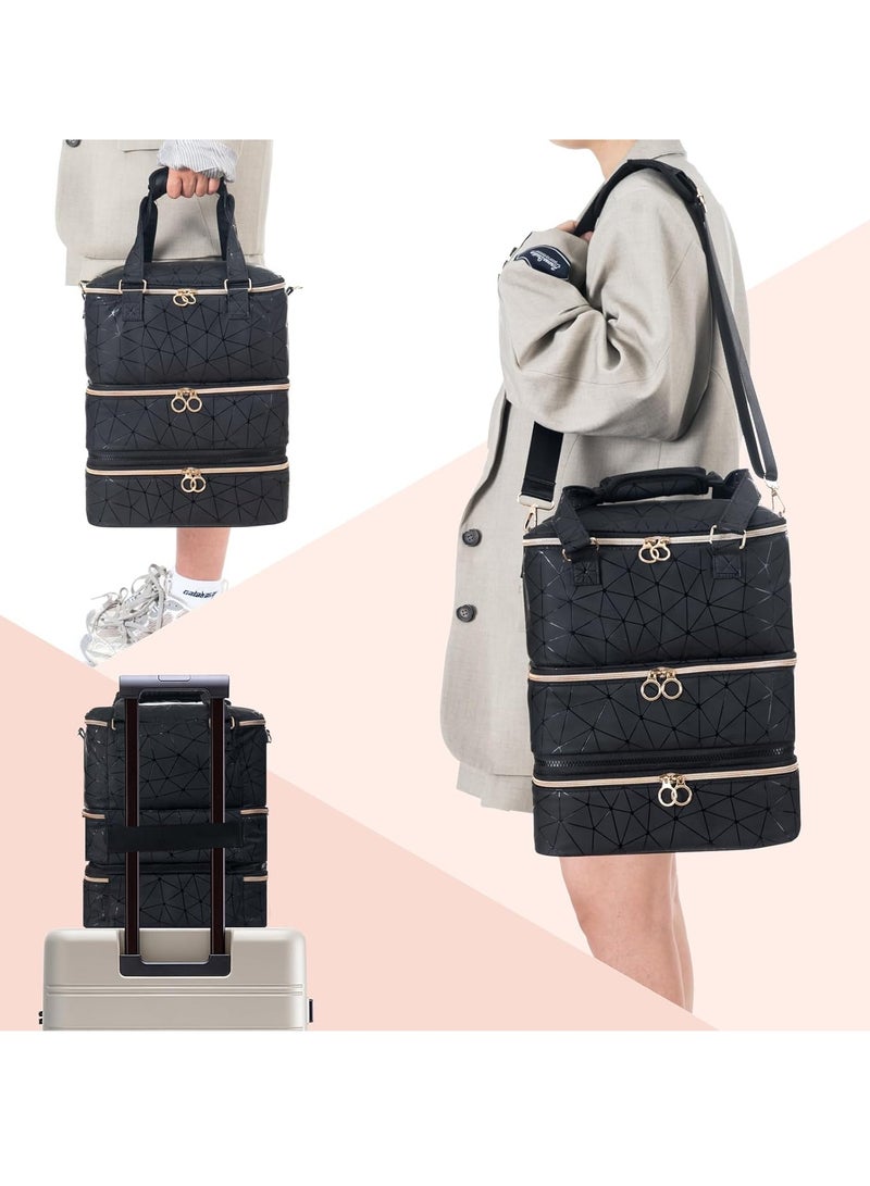 general Nail polish storage bag, can hold 84 bottles of nail polish and nail lights, gel nail polish storage bag and storage box - Image 5