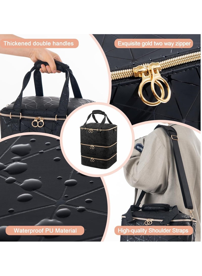 general Nail polish storage bag, can hold 84 bottles of nail polish and nail lights, gel nail polish storage bag and storage box - Image 4