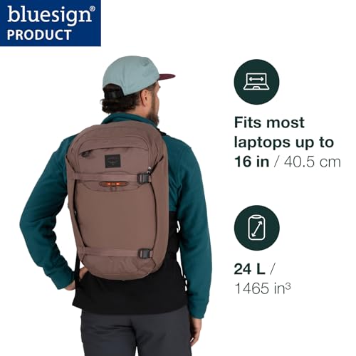 Osprey Metron 24L Commuter Bike Backpack, Black - Image 2