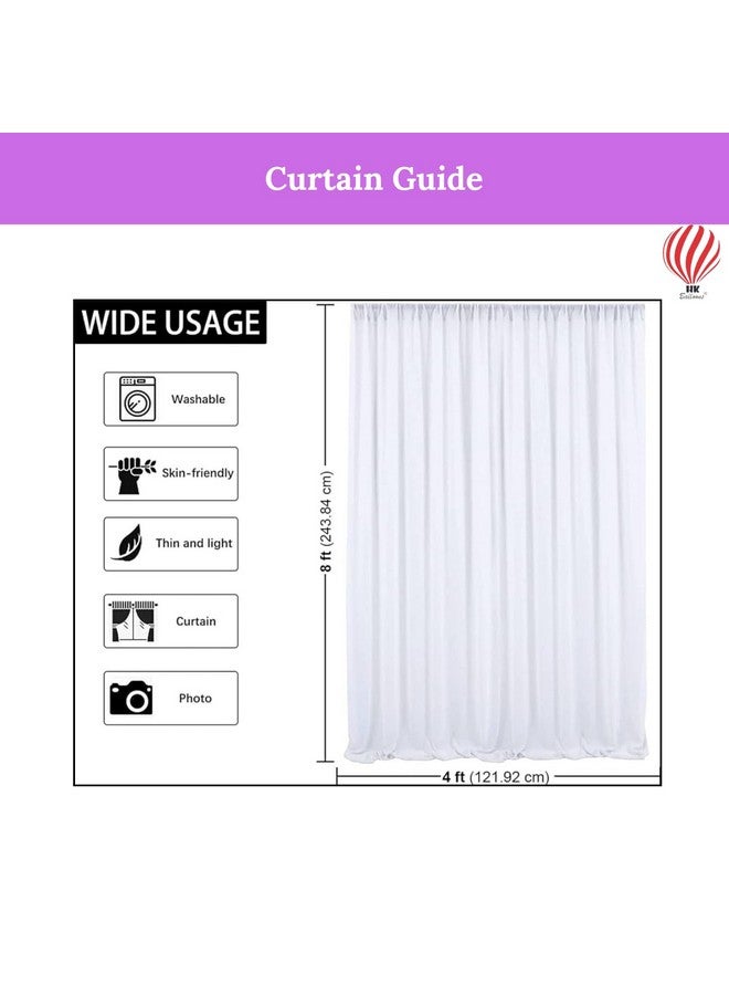 HK balloons Pack of 48 Pcs Butterfly Birthday Decoration Item Purple Birthday Decoration Set For Girls Backdrop Decoration Kit Birthday Decorations for Women With White Cloth Curtain & Gold Confetti - Image 4