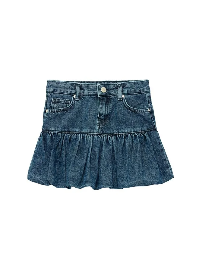 Koton  Balloon Fit Denim Skirt for Women | Best Price UAE