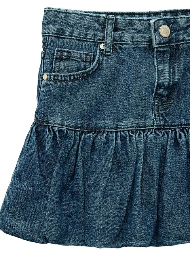 Koton  Balloon Fit Denim Skirt for Women | Best Price UAE