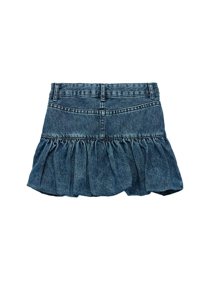 Koton  Balloon Fit Denim Skirt for Women | Best Price UAE
