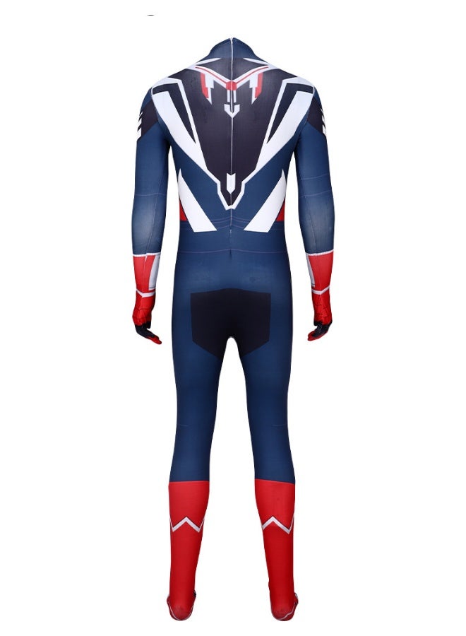 The Captain America Character Cosplay Performance On Stage Showcases The Costume - Image 3
