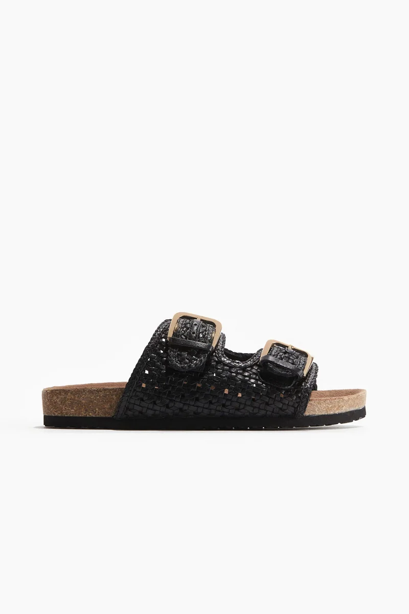 H&M Braided leather sandals