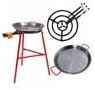 Garcima Garcima Ibiza Paella Pan Set with Burner 28Inch Carbon Steel Outdoor Pan and Reinforced Legs  - Image 3