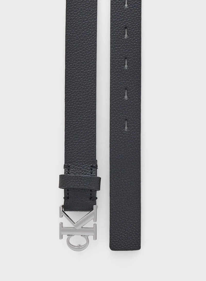 كالفن كلاين جينز MONO PLAQUE LTHR BELT 25MM PB