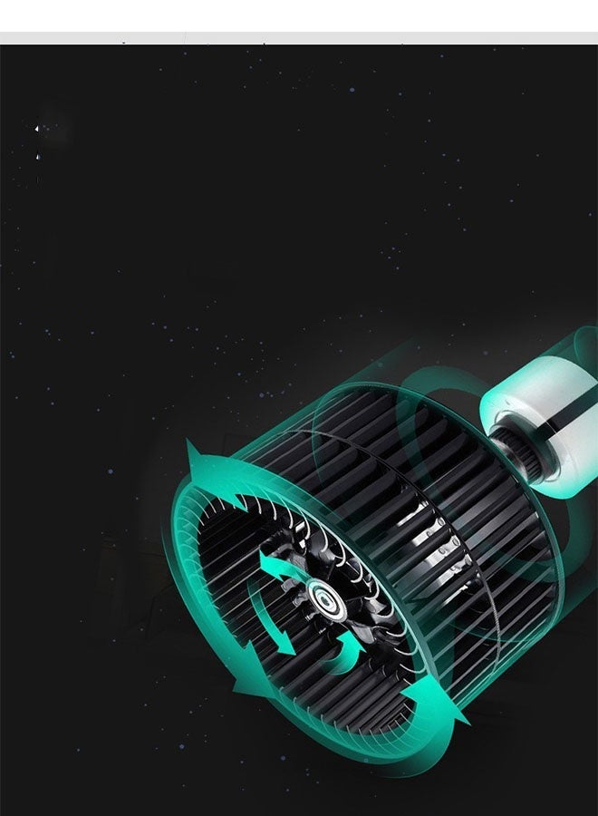 أوشن المكنسة الكهربائية اليدوية، قوية الإعصار امتصاص السيارة المكنسة الكهربائية، اللاسلكية والمحمولة، 120W القابلة لإعادة الشحن، للمنزل والسيارة - Image 4