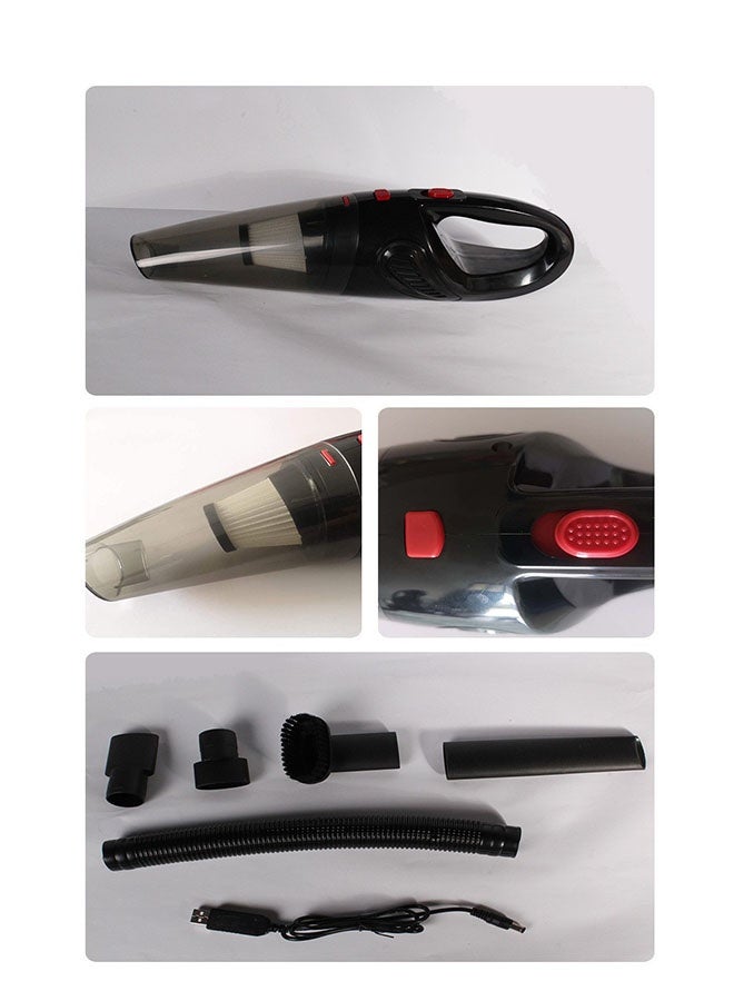 أوشن المكنسة الكهربائية اليدوية، قوية الإعصار امتصاص السيارة المكنسة الكهربائية، اللاسلكية والمحمولة، 120W القابلة لإعادة الشحن، للمنزل والسيارة - Image 3