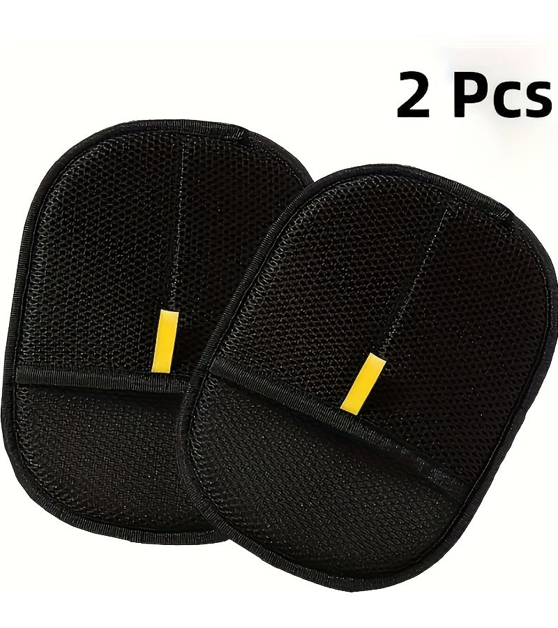 Black Pet Hair Removal Gloves Five Finger Reusable Brush for Laundry Sofa Car - Image 4