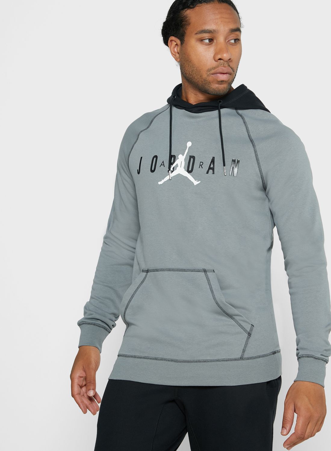 jordan dna hoodie grey