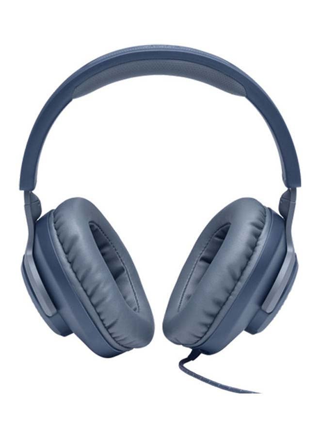 JBL Renewed - Quantum 100 Over-Ear Wired Gaming Headphones- Blue - Image 5