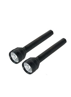 مصباح يدوي LED قابل للشحن، USB قابل للشحن، GFL51053 | طقم 2 قطعة من المصباح | 8 ساعات عمل