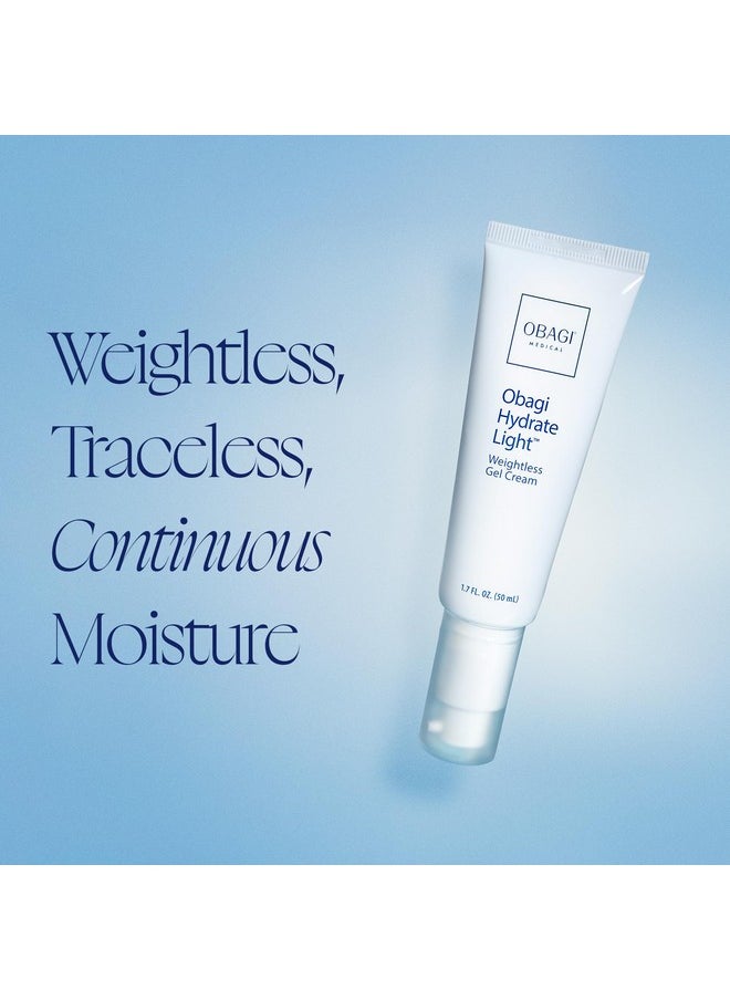 Obagi Medical Obagi Hydrate Light Weightless Gel Cream - Lightweight Moisturizer for 24 Hour Hydration - Oil Free, Hypoallergenic & Suitable for All Skin Types - 1.7 oz  - Image 2