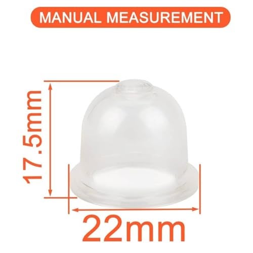 Hipa 12538108660 Primer Bulb for ECHO SRM225 SRM210 GT225 SRM211 SRM230 SRM231 SRM265 GT200 GT210 GT230 PPF210 PB200 PE200 PE225 PE230 String Trimmer Blower Weedeater (15Pcs) - Image 3