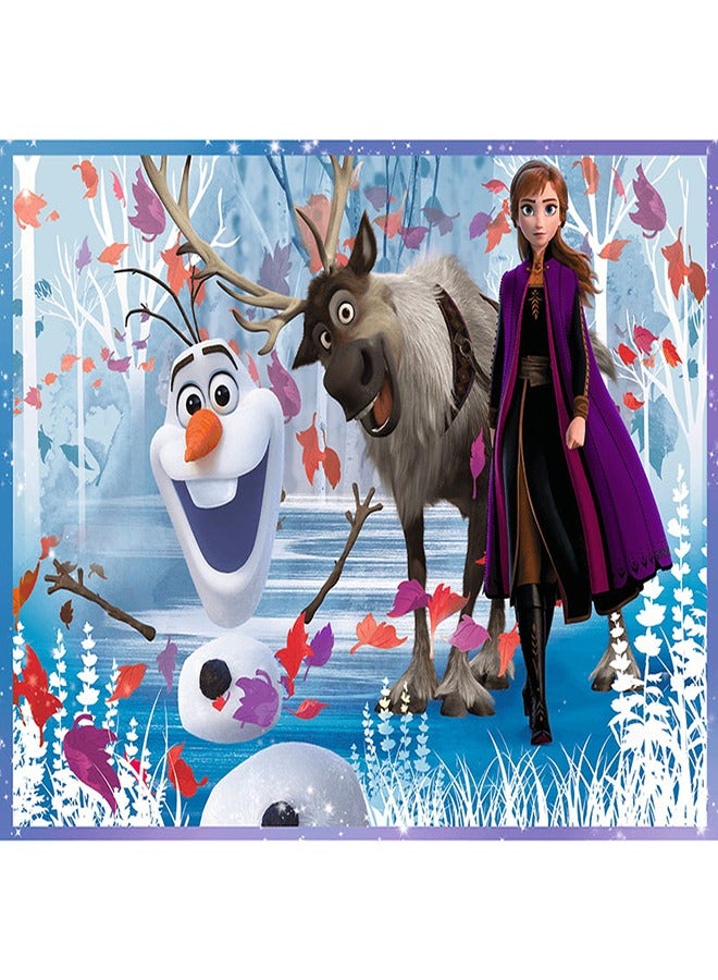 Trefl - 35 + 48 + 54 + 70 Pieces Journey Into The Unknown Frozen 2, 4 in 1 Puzzle - 34323 - Image 3