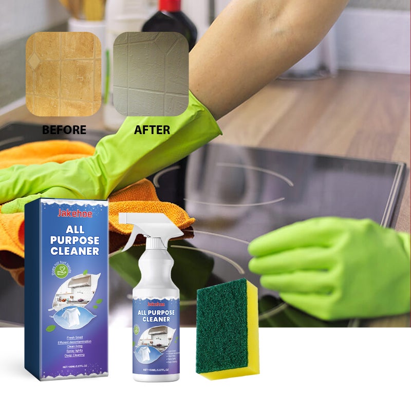 Jakehoe All-Purpose Cleaner, Multi-Functional Cleaning Agent For Stubborn Oil Stains On Kitchen Range Hoods, Tiles, And Walls - Image 2