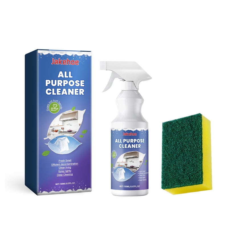 Jakehoe All-Purpose Cleaner, Multi-Functional Cleaning Agent For Stubborn Oil Stains On Kitchen Range Hoods, Tiles, And Walls - Image 1
