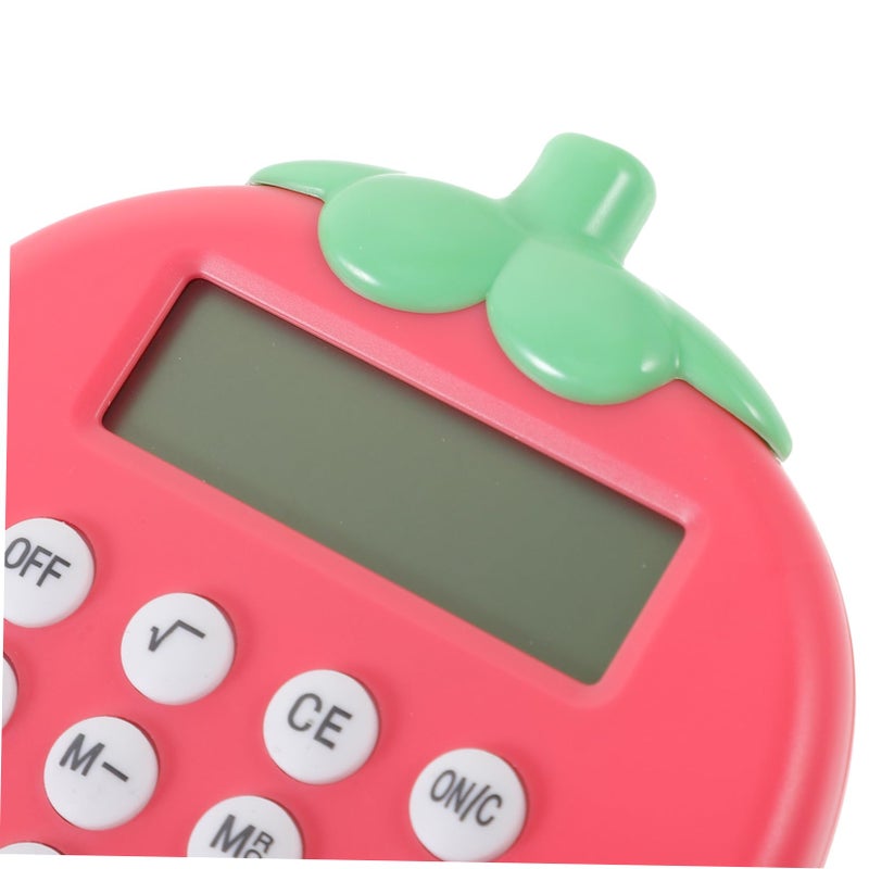 Solar Powered Cartoon Calculator Portable Pocket Size Dual Power Cute Desk Accessory - Image 3