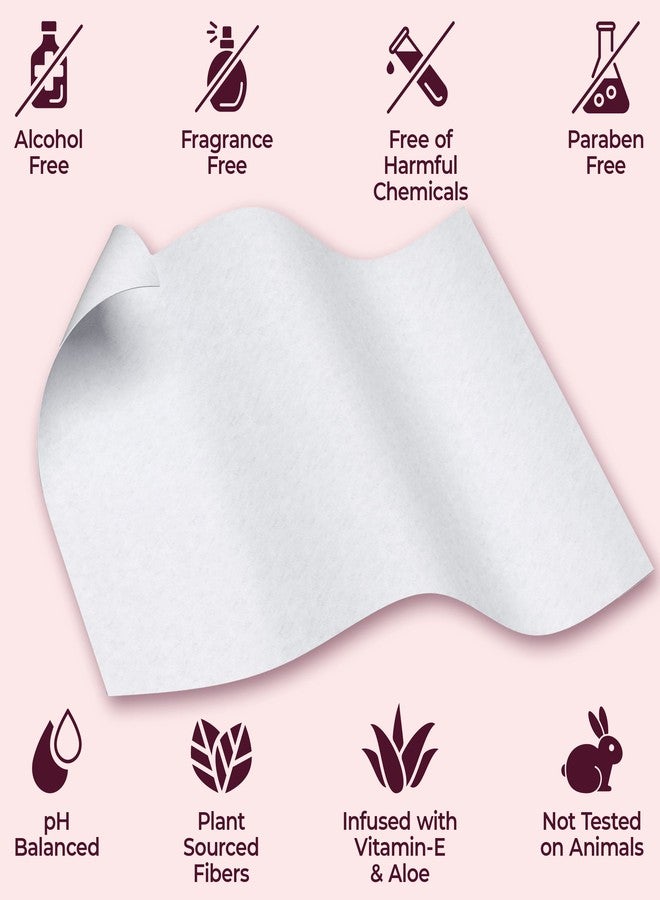 BOOTY WIPES Flushable Wipes Women - 320 Total Count (4 Packs of 80 Wet Wipes for Adults - pH Balanced Feminine Wipes with Aloe and Vitamin E - Gentle Cleansing Female Toilet Wipes for Sensitive Skin - Image 3