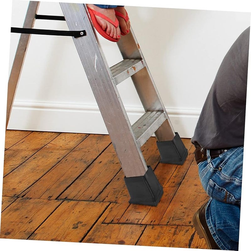 4Pcs Silicone Non Slip Extension Ladder Feet Cover Safety Pad - Image 4