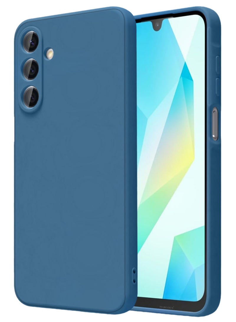 CATANES Liquid Silicone Case for Samsung Galaxy A16 Protective Phone Case with Soft Anti-Scratch Microfiber Lining Utra Slim Drop Protection Phone Cover - Blue - Image 1