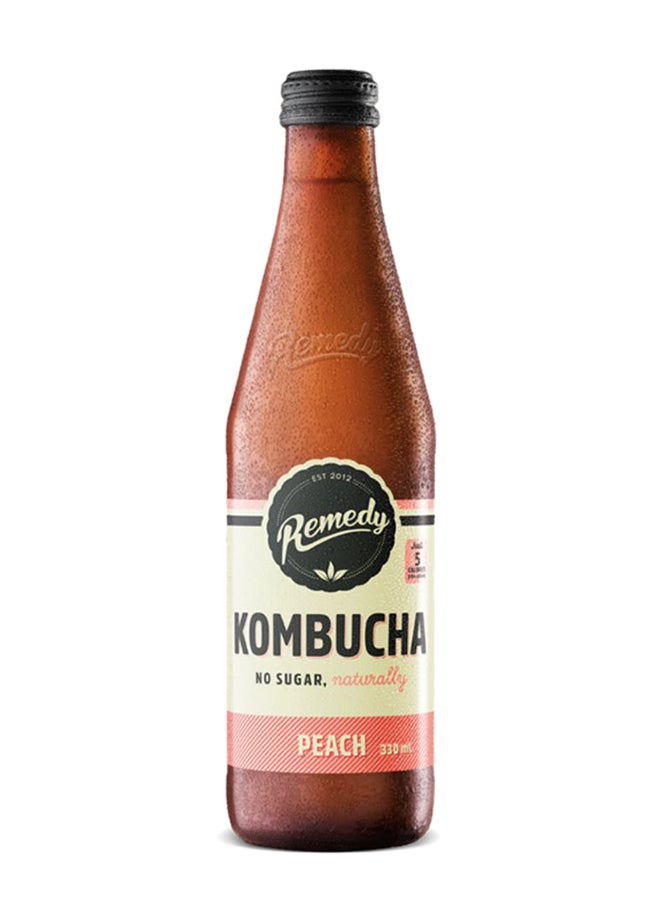 Remedy Kombucha Peach Drink 330ml 