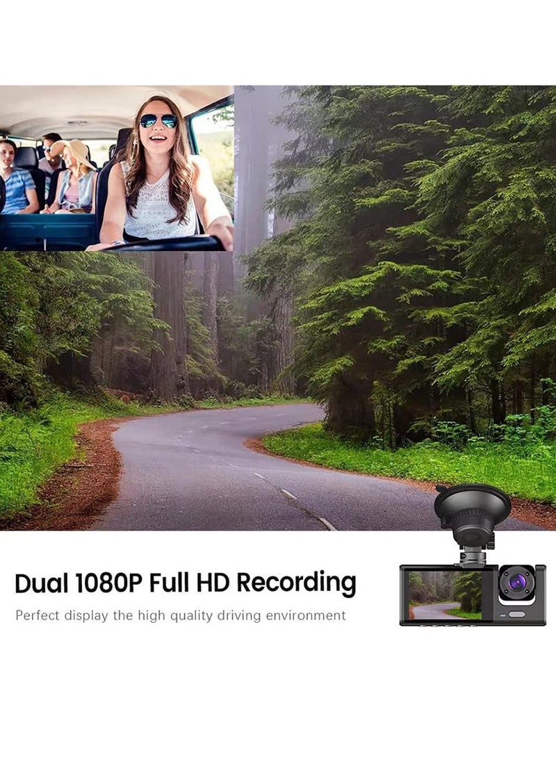 ELTRAZONE 4-Channel Car Dash Camera – 130° Wide Angle, 1296x1080P Front, Inside, and Rear Cameras  - Image 3