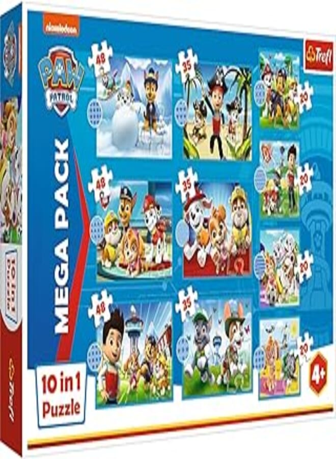 Trefl Puzzles - "10in1" - Reliable PAW Patrol team/Viacom PAW Patrol 96001