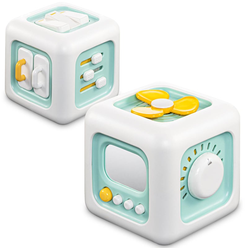 SOCBTNSO Busy Cube Toy Sensory Toys for Toddlers 13 Baby Car Seat Toys 1218 Months Toddler Airplane Travel Toys Age 12 Learning Fine Motor Skills 1st Birthday Gifts - Image 2