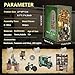 CCCDF Book Nook Kit DIY Scene Miniature House Kit Tiny House Mini Booknook Craft Bookshelf Decor 3D Puzzles for Adults Gifts for Book Lovers The Radium Lady - Image 4
